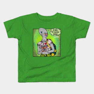 Alien Tourist Kids T-Shirt